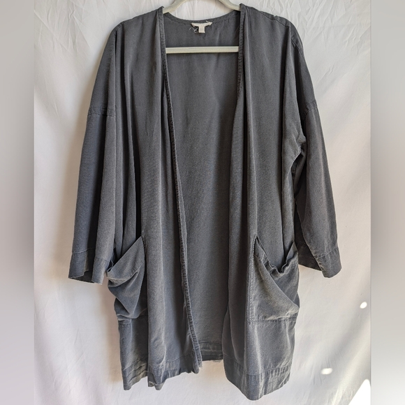 Eileen Fisher Sweaters - Eileen Fisher 100% Silk Noil Cardigan | Minimalist Layer